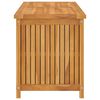 vidaXL Garden Storage Box 120x50x58 cm Solid Teak Wood