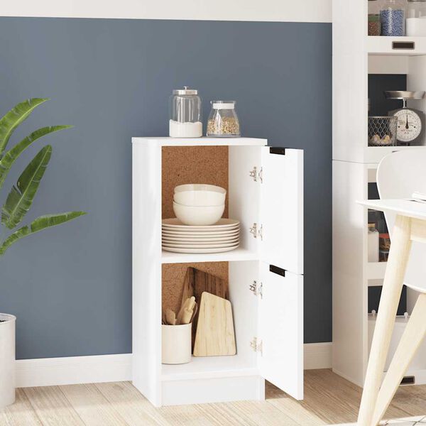 vidaXL Sideboard White 30x30x70 cm Engineered Wood