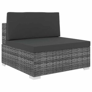 vidaXL Middle Seat | Grey and Dark Grey