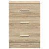 vidaXL Bedside Cabinets 2 pcs Sonoma Oak 38x35x56 cm Engineered Wood