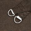 vidaXL Sunshade Sail 160 g/m&sup2; Brown 3.5x5 m HDPE