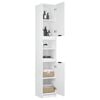 vidaXL Bathroom Cabinet White 32x34x188.5 cm Engineered Wood