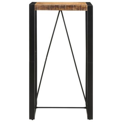 vidaXL Bar Table 60x55x110 cm Solid Rough Wood Mango