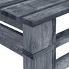 vidaXL Garden Pallet Bench Wood Grey