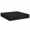 vidaXL Floating Wall Shelves 2 pcs Black 23x23.5x3.8 cm MDF
