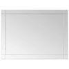 vidaXL Wall Mirror | Transparent | Glass | Medium | Decorative Inlays