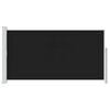 Patio Terrace Side awning 160 x 300 cm Black