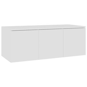vidaXL TV Cabinet White 80x34x30 cm Engineered Wood