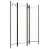 vidaXL 4-Panel Room Divider White 160x180 cm