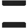 vidaXL 4 Piece TV Cabinet Set Black 80x30x30 cm Engineered Wood