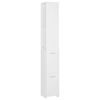 vidaXL Bathroom Cabinet White 25x26,5x170 cm Engineered Wood