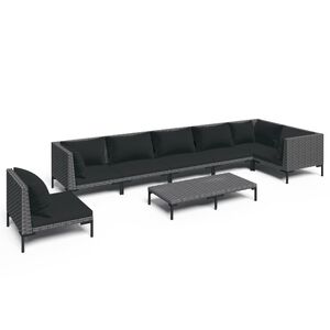 vidaXL Garden Lounge Set | Dark Grey