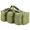 vidaXL 3-in-1 Army-Style Duffel Bag 45 L Olive Green