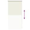 vidaXL Roller Blind Blackout 40 x 100 cm Off White