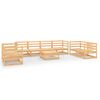 vidaXL 9 Piece Garden Lounge Set Solid Pinewood
