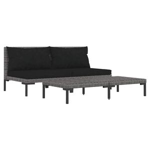 vidaXL Garden Lounge Set | Dark Grey