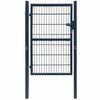 vidaXL 2D Fence Gate (Single) Anthracite Grey 100x160 cm