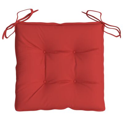 vidaXL Chair Cushions 4 pcs Red 50x50x7 cm Oxford Fabric