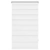 vidaXL Zebra blind 90.9x150 cm Fabric Width 86.7 cm white
