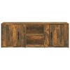 vidaXL TV Cabinet Smoked Oak 100x31.5x35 cm Engineered Wood