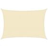 vidaXL Sunshade Sail 160 g/m&sup2; Cream 4x5 m HDPE