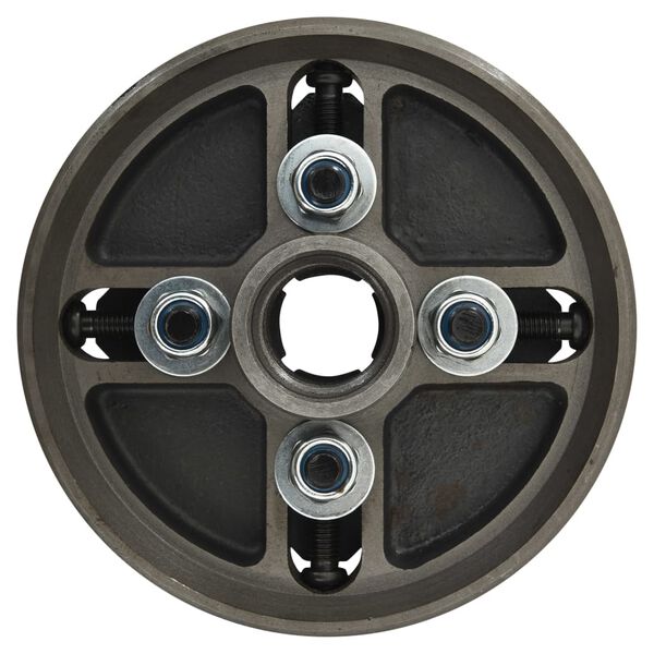 vidaXL 4 Jaw Wood Chuck with M33 Connection Steel Black 150x63 mm