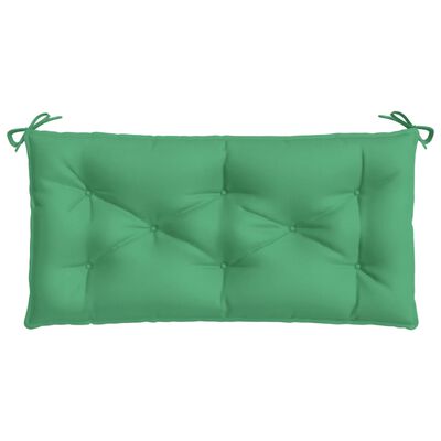 vidaXL Garden Bench Cushions 2pcs Green 100x50x7 cm Oxford Fabric