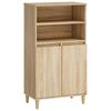vidaXL Highboard Sonoma Oak 60 x 36 x 110 cm Engineered Wood