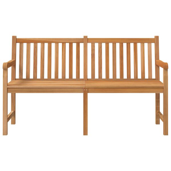 vidaXL Garden Bench 150 cm Solid Teak Wood