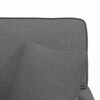 vidaXL Chaise Lounge with Skirt Dark Grey 91 x 157 x 91 cm Fabric