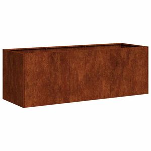 vidaXL Garden Planter Rusty 120 x 40 x 40 cm