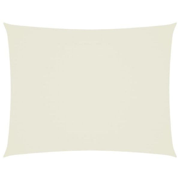 vidaXL Sunshade Sail Oxford Fabric Rectangular 3x4 m Cream
