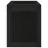 vidaXL Garden Storage Box Black 55.5x43x53 cm Polypropylene