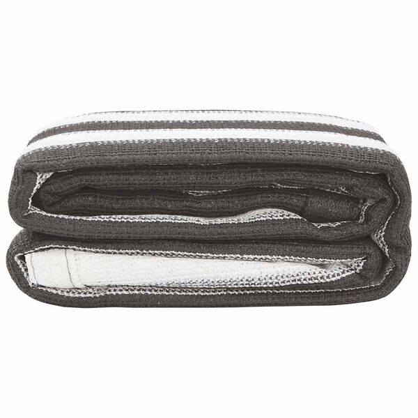 vidaXL Tent Carpet 200x200 cm Anthracite and White