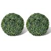 vidaXL Boxwood Ball Artificial Leaf Topiary Ball 27 cm 2 pcs