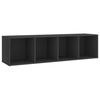 vidaXL 5 Piece TV Cabinet Set Grey Engineered Wood
