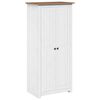 vidaXL Wardrobe White 80x50x171.5 cm Solid Pine Panama Range