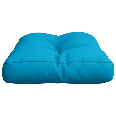 vidaXL Pallet Cushion Blue 50x40x12 cm Fabric
