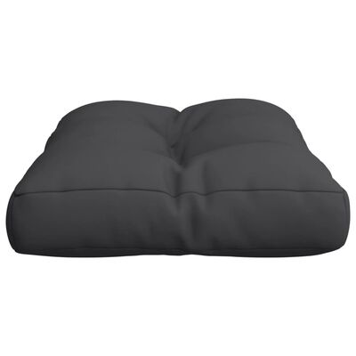 vidaXL Pallet Cushion Black 50x40x12 cm Fabric