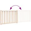 vidaXL Dog Gate Foldable 2 Panels 160 cm Solid Wood Fir