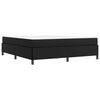 vidaXL Bed Frame with Mattress Black 180 x 200 cm Fabric