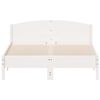 vidaXL Bed Frame without Mattress White 160x200 cm Solid Wood Pine