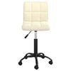 vidaXL Swivel Dining Chair Cream Velvet