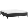 vidaXL Bed Frame without Mattress Black 180x200 cm Super King Faux Leather