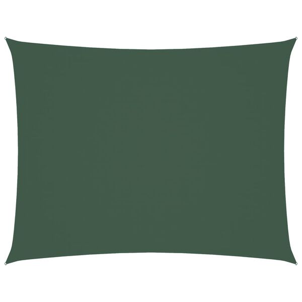 vidaXL Sunshade Sail Oxford Fabric Rectangular 2.5x4 m Dark Green