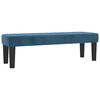 vidaXL Bench Dark blue 100 x 30 x 30 cm Velvet