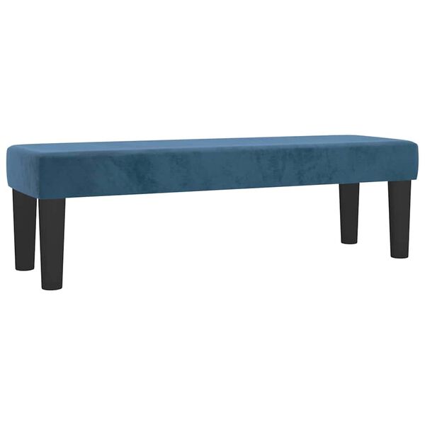 vidaXL Bench Dark blue 100 x 30 x 30 cm Velvet
