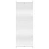 Plisse Blind 50x150cm White Pleated Blind
