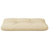 vidaXL Pallet Cushion Beige 80x40x12 cm Fabric