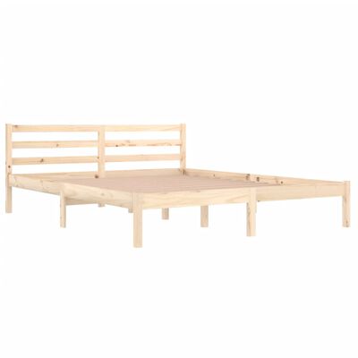 vidaXL Day Bed Solid Wood Pine 160x200 cm King Size